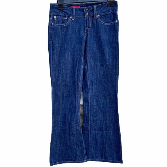AG Adriano Goldschmied "Jeanee" dark wash jeans size 25R - Picture 1 of 11